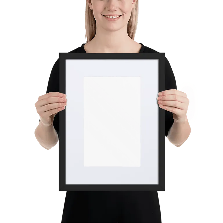 Matte Paper Framed Poster With Mat — view 1