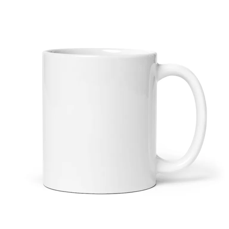 White Glossy Mug — view 1
