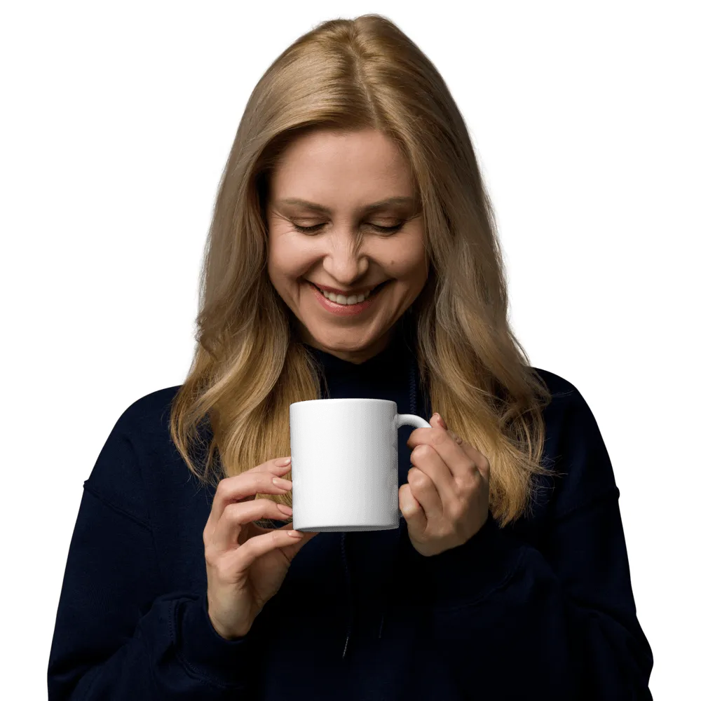 White Glossy Mug — White